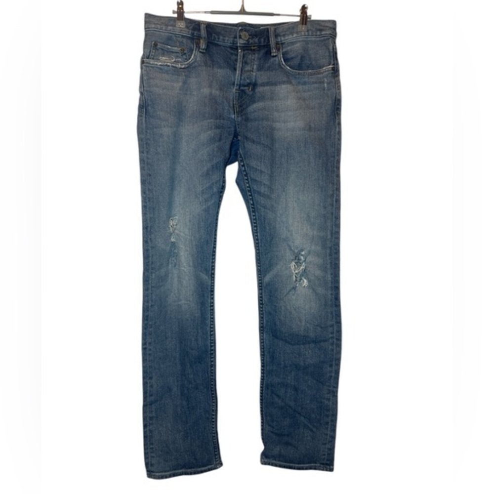 All Saints Blue Straight Men Jeans